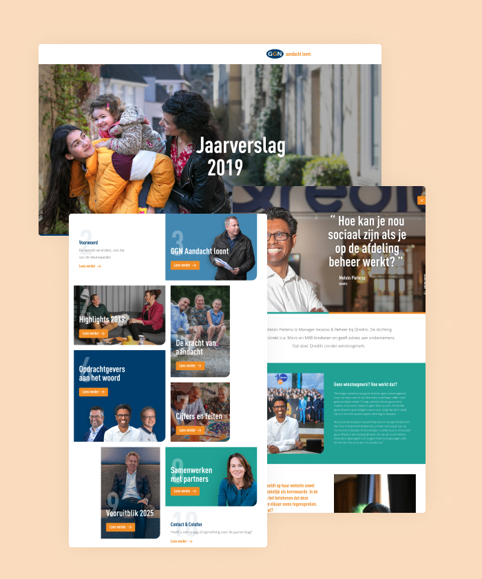 In this interactive year report, GGN shares their results and approach for the future.