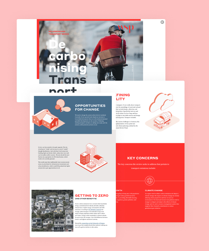 In this interactive whitepaper, WSP breaks down its commitment into six stories on decarbonising transport.