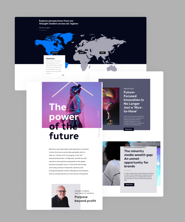 In this digital report, Dentsu reflects on how rapidly the world has changed to identify the opportunities brands can unlock in 2022. Through interactive maps & infographics, all information is brought together into a structurised and accessible publication.