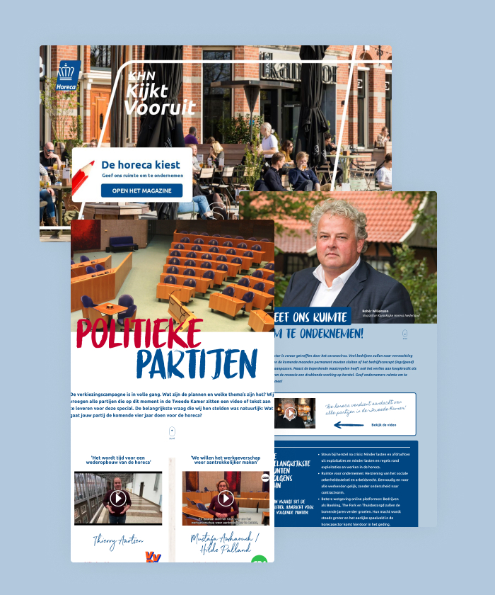 In this 'Sectorspecial Verkiezingen', KHN looks at the Dutch elections of 2021 and the effects it can have on the hospitality industry.
