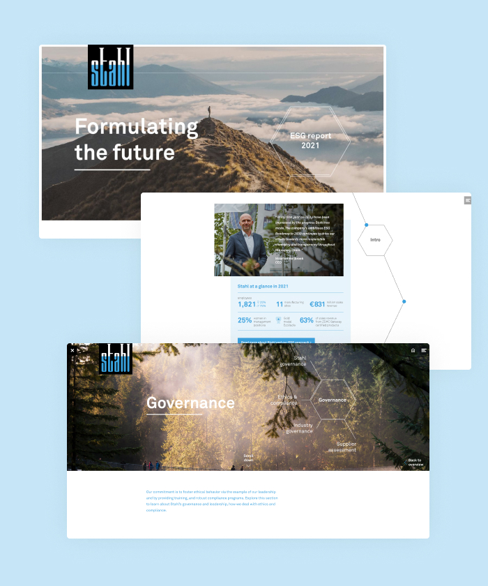 This interactive digital ESG report reflects the company's ambitious ESG Roadmap to 2030. It continues to drive efforts towards more responsible chemistry and transparency throughout its supply chain.