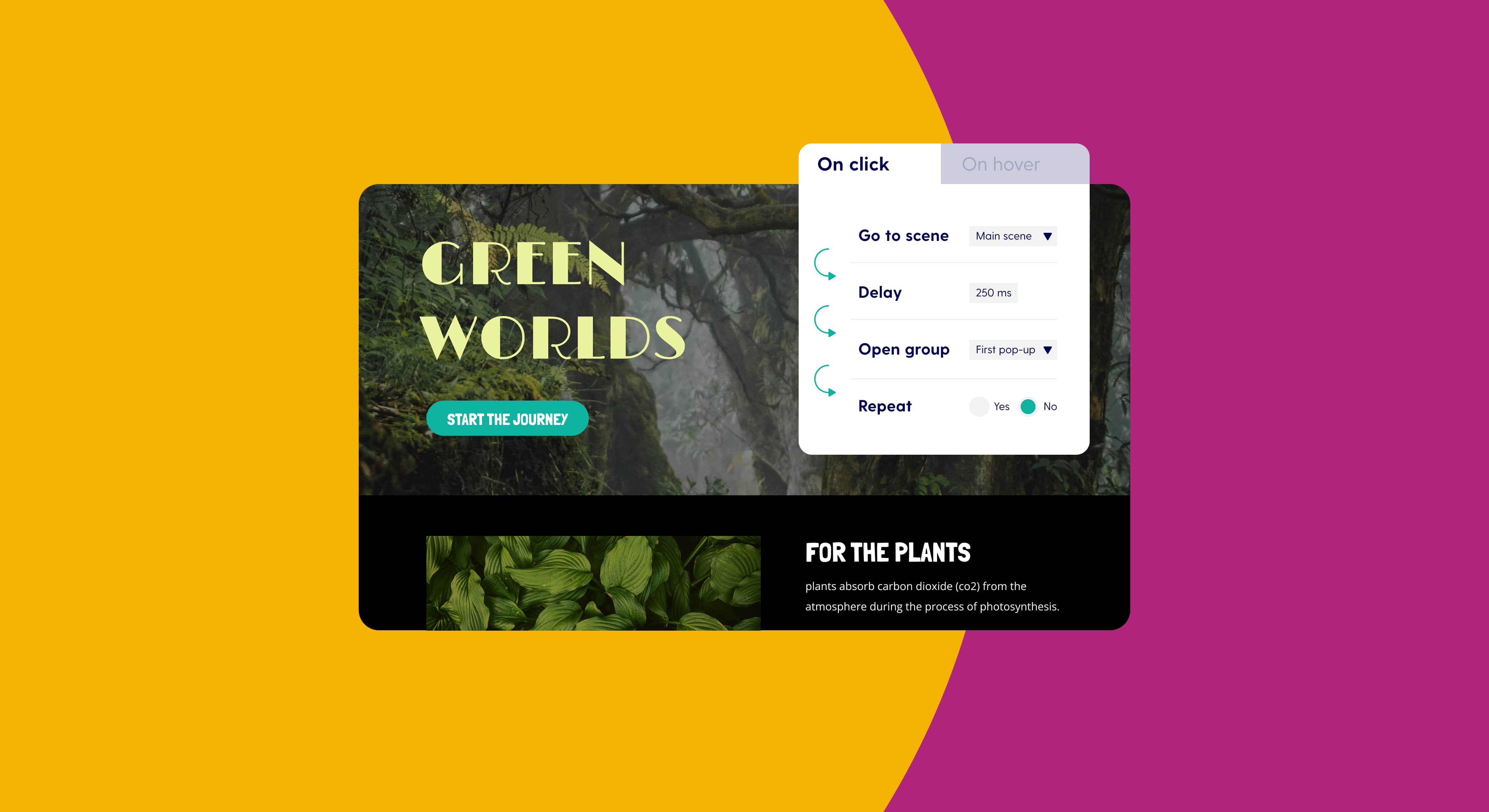 Add multiple actions to one element