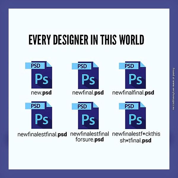 A meme of multiple files with different filenames indicating this is the real final version