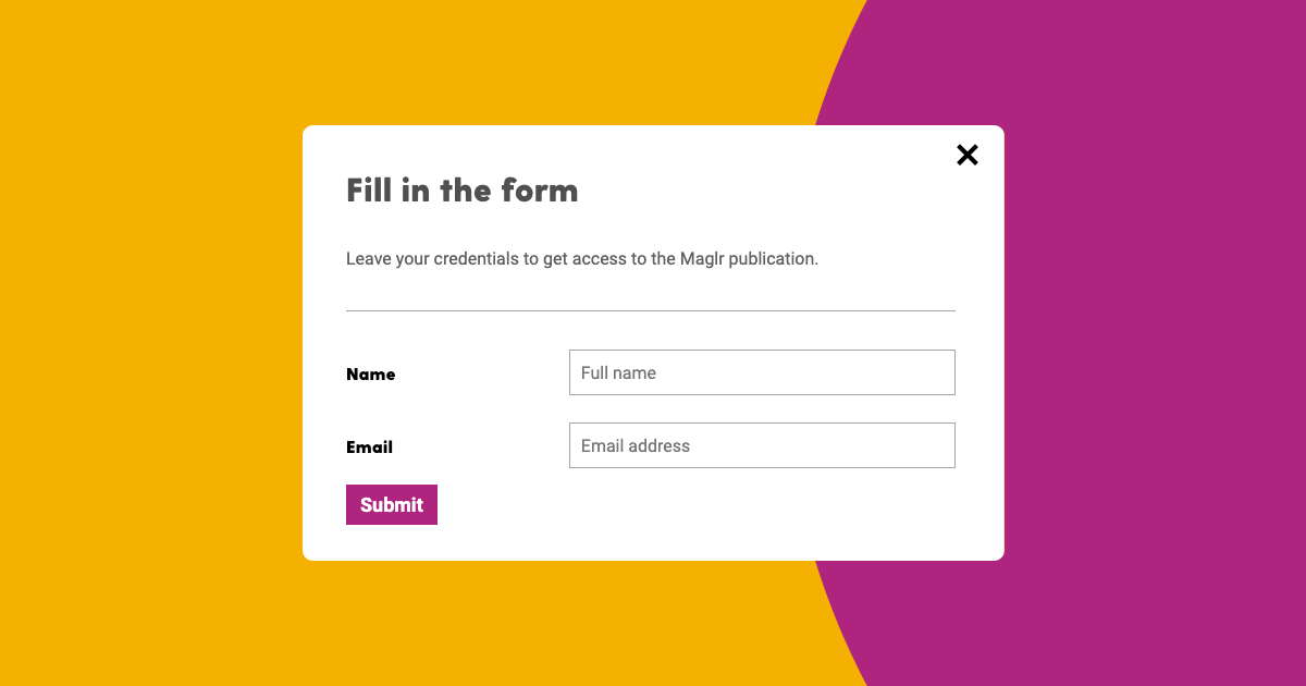 New: add content gates to Maglr publications