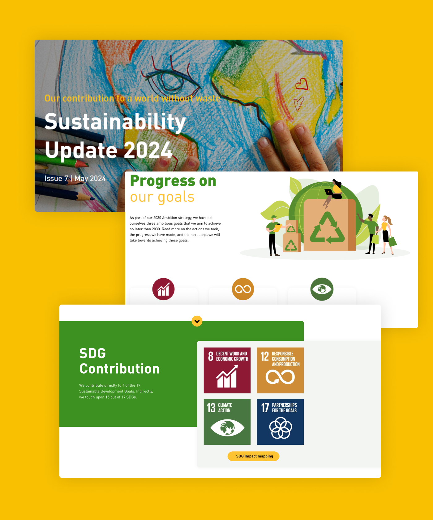 For the sixth year in a row LC packaging trusted Maglr with the design of their sustainability report.