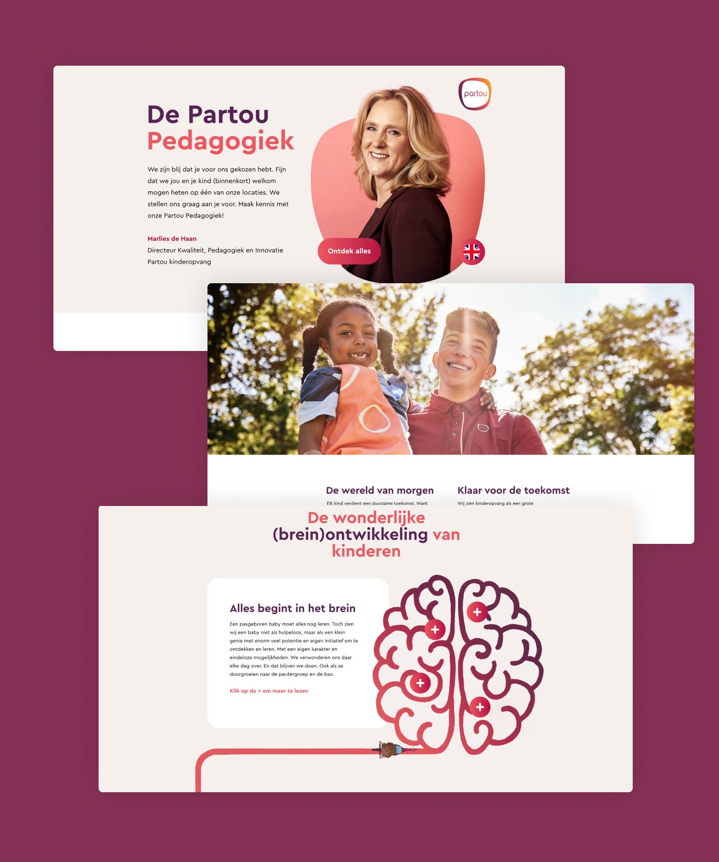 In this interactive digital brochure, Partou takes you through their expertise on children's development.