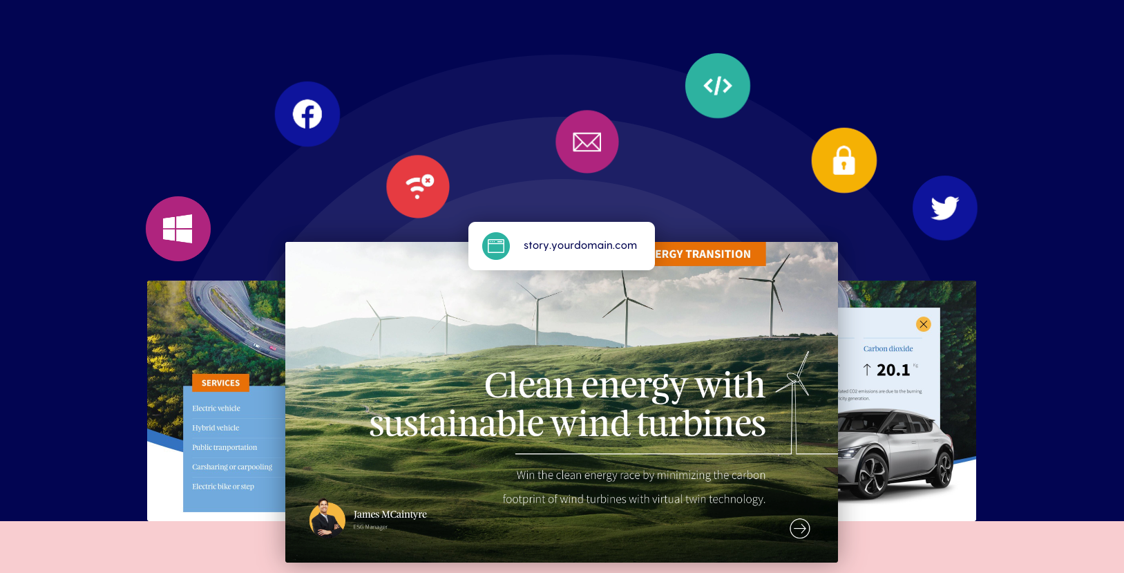 Image: online white paper can be shared via every digital distribution channel.