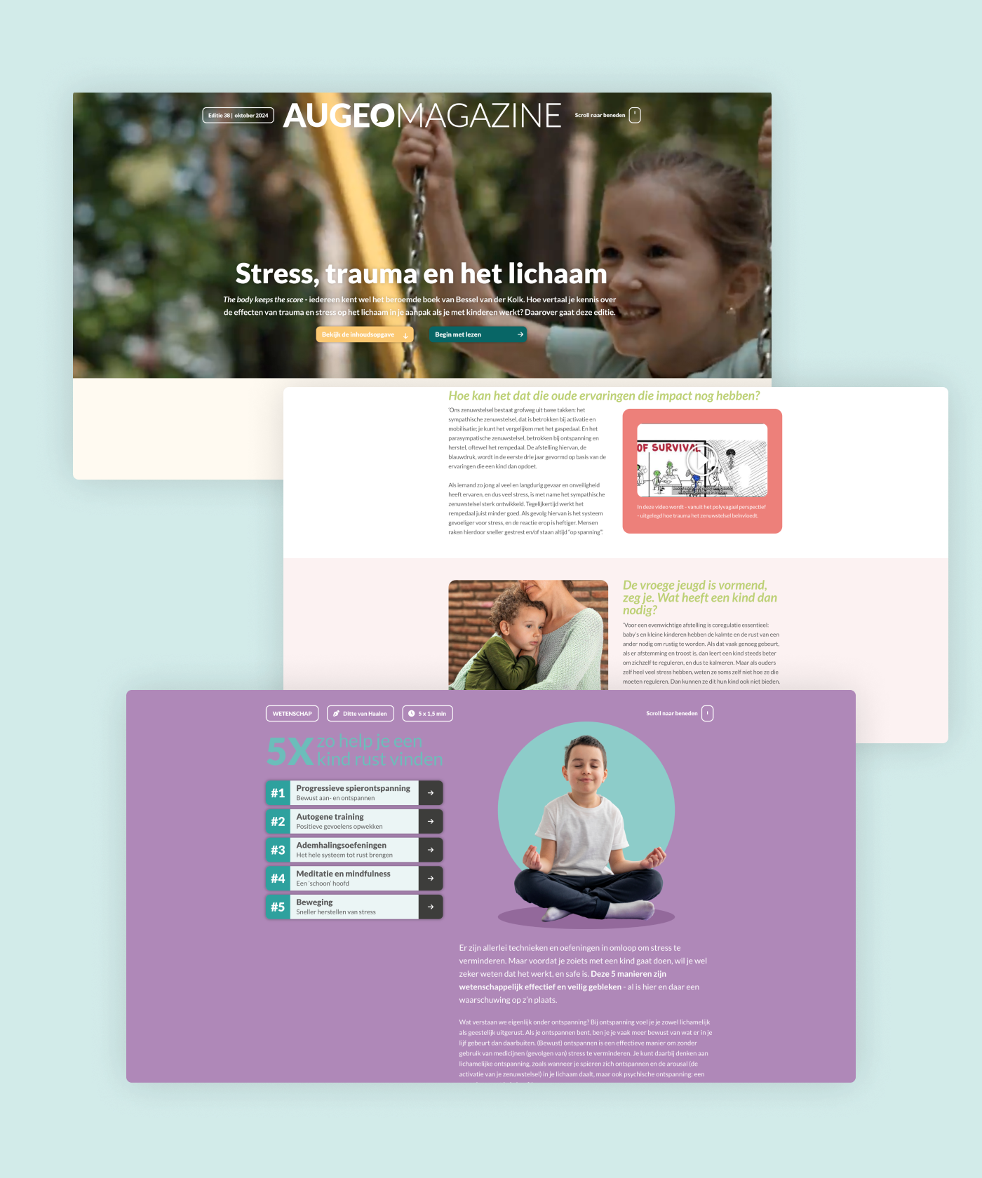 Augeo Foundation is dedicated to promoting safe and healthy childhoods, providing professionals and policymakers with the latest insights, research, and updates on child safety, along with key dilemmas and policy decisions. Published five times a year, the magazine keeps readers at the forefront of developments in child welfare and protection.