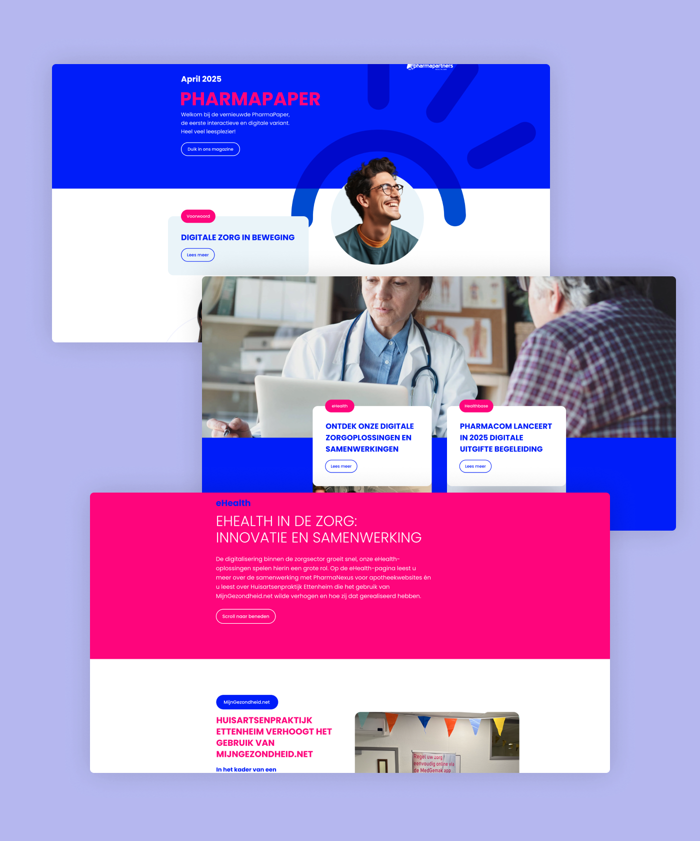 Dit magazine gaat dieper in op digitalisering binnen de zorgsector. Hierbij worden verschillende vraagstukken vanuit het oogpunt van Pharmapartners behandeld.